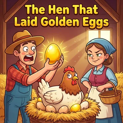 The Hen That Laid Golden Eggs – Animal Story for Kids