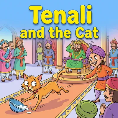 Tenali Raman and the Cat – Tenali Raman Story for Kids