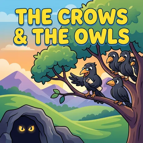 The Crows and the Owls – Panchatantra Story for Kids