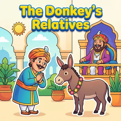 The Donkey's Relatives – Akbar Birbal Story for Kids