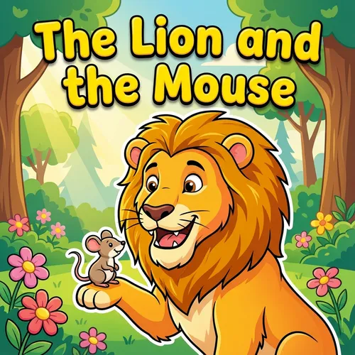 The Lion and the Mouse – Animal Story for Kids