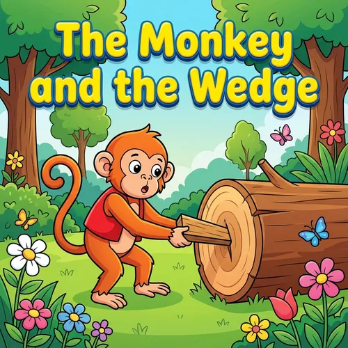 The Monkey and the Wedge – Panchatantra Story for Kids