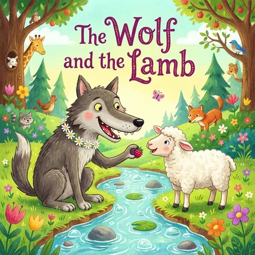 The Wolf and the Lamb – Animal Story for Kids