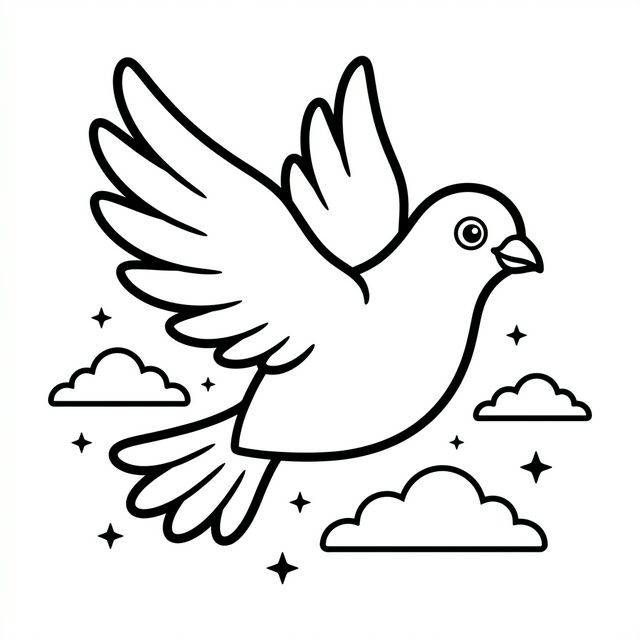 Flying Dove