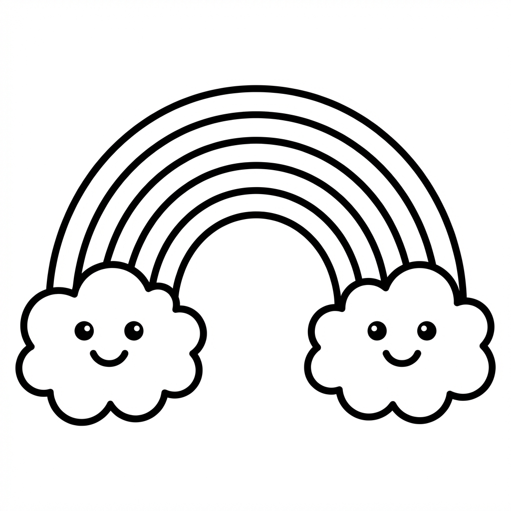 Rainbow & Clouds