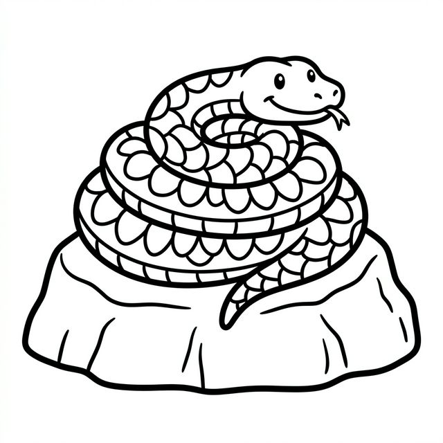 Coiled Snake