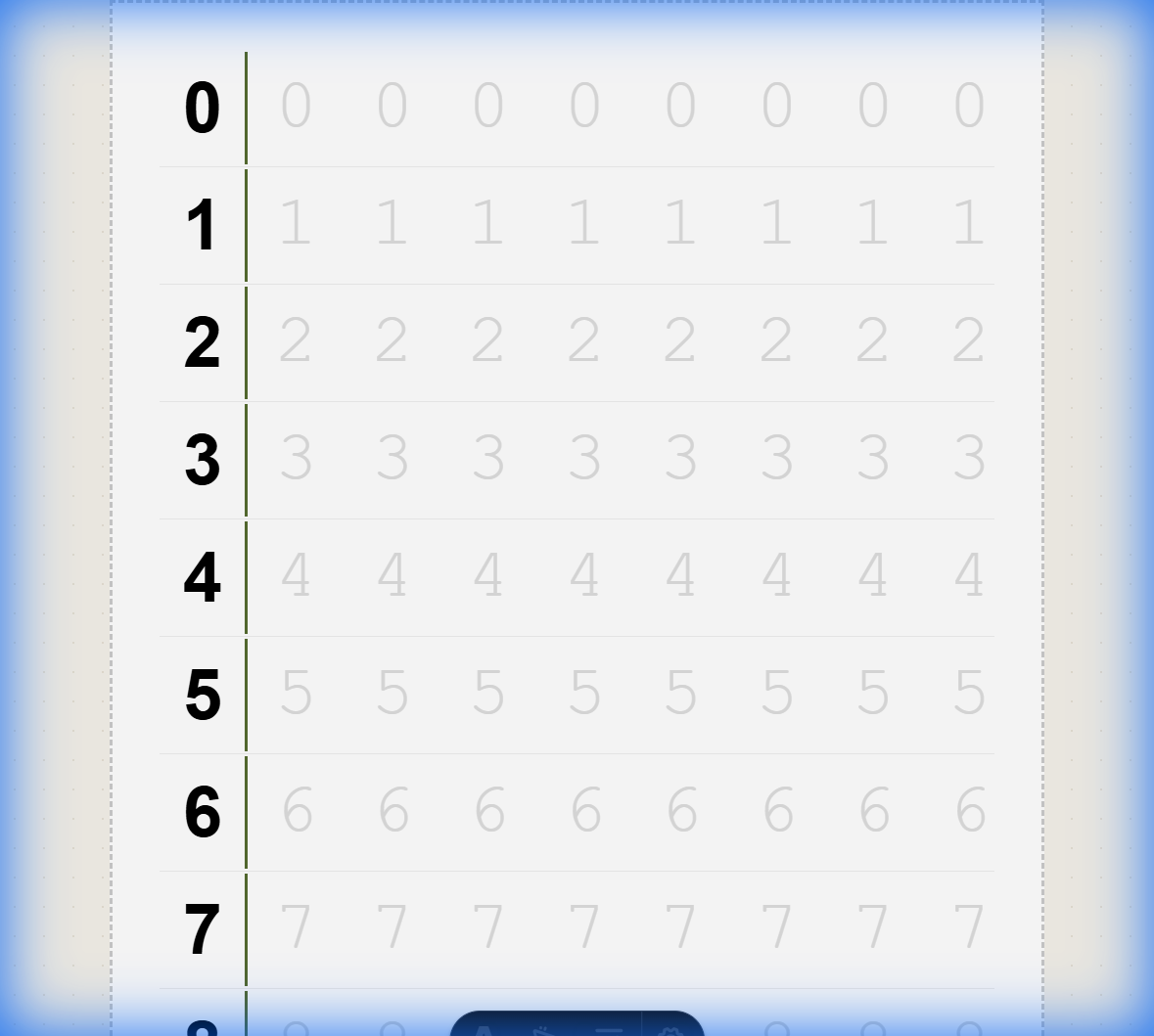 Number Tracing